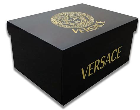 buy versace shoe box|Authentic Versace Empty Gift Shoe Storage Box Tissue Paper, .